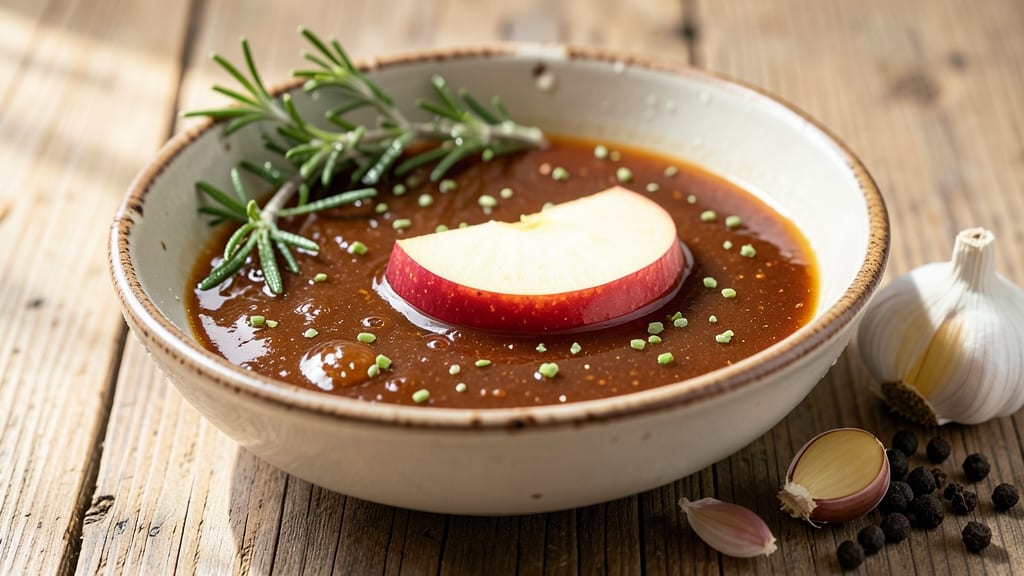 Apple Juice BBQ Sauce Recipe: Sweet-Tart Glaze With Celery Pepper Crunch