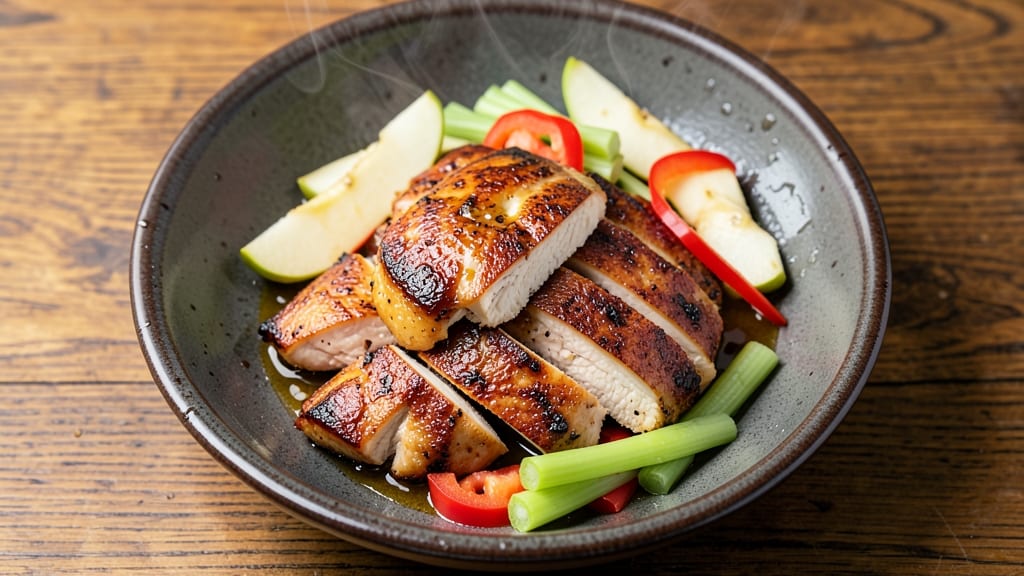 Granny Smith Apple Chicken Recipe: Celery-Pepper Crunch Meets Zesty Pan Sauce