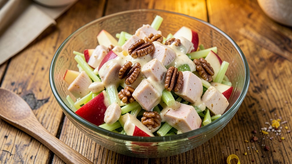 Applebee's Apple Walnut Chicken Salad Recipe: Crunchy Celery and Sweet Apple Bite Every Forkful