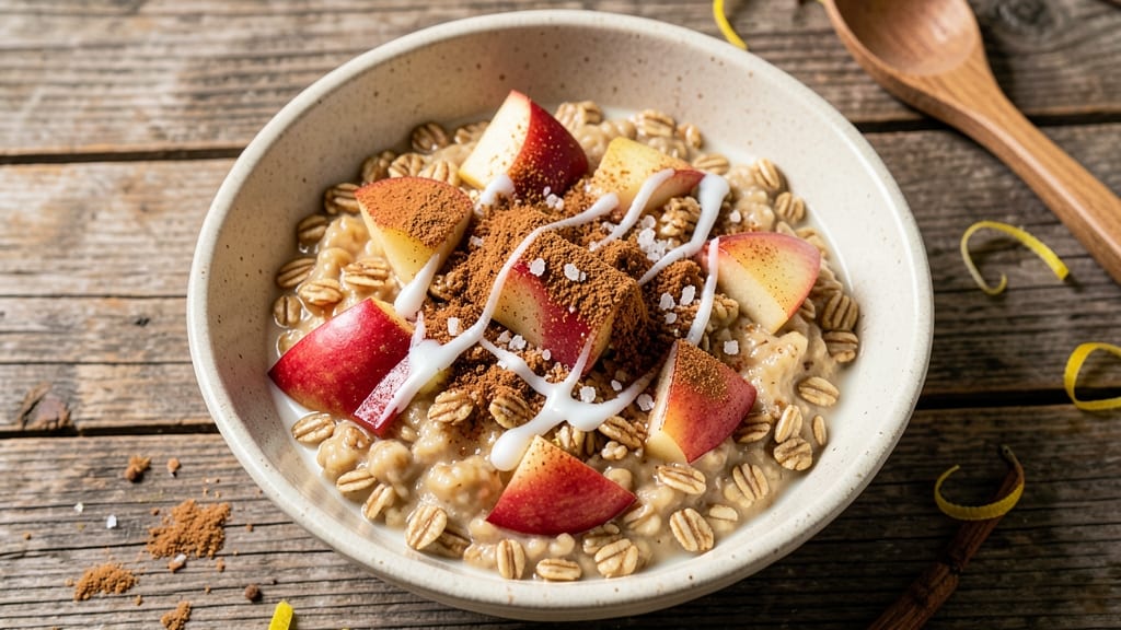 Apple Cinnamon Oatmeal Crockpot Recipe: Slow-Simmered Warmth With No Added Sugar
