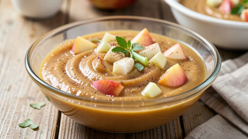 Peach Apple Sauce Recipe: Spiced Simmer with Celery Crunch Contrast