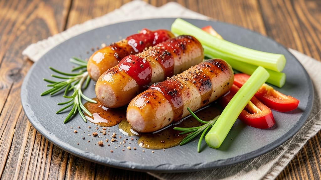 Smoked Apple Chicken Sausage Recipe: Celery-Pepper Crunch Meets Smoky Sweetness