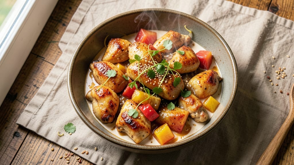 Sweet Pineapple Chicken Crockpot Recipe: Tropical Glaze That Caramelizes in Minutes